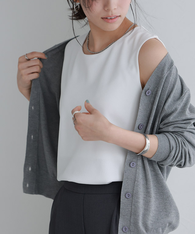 極美品✨Drawer ピーコート　金ボタン　シルク100% ダークネイビー　36 カシミヤ混ビーバー スタンドカラーコート(26529301-2023