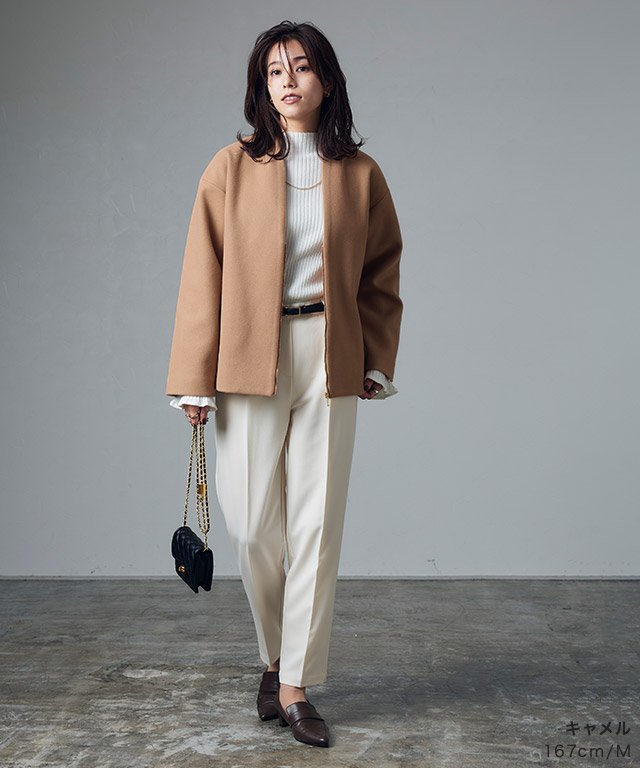 marvelous by Pierrot コート ショートコート Vネック アウター