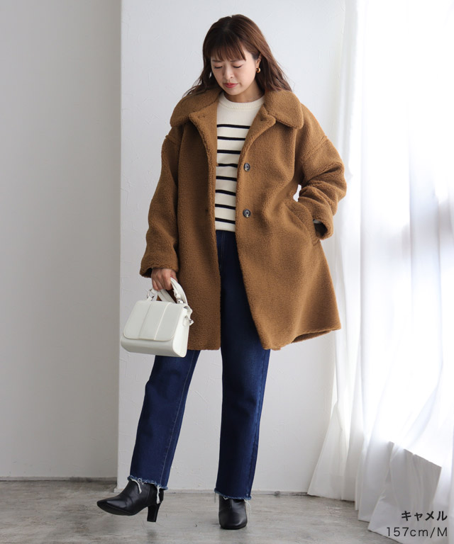 定価58300円ショットボアカラーWコート 送料無料】【Schott】219US COLLAR BOA RANCH JACKET