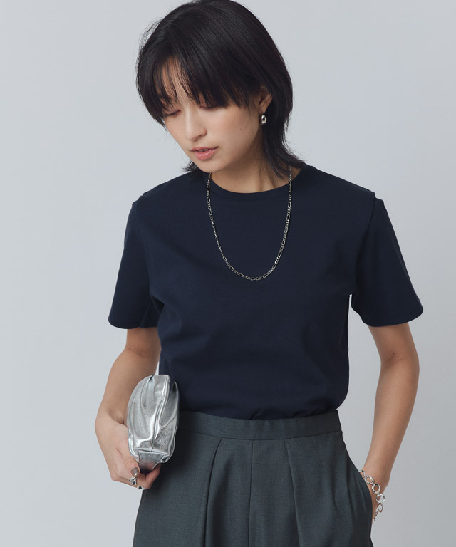 tシャツ レディース 半袖 綿100％ コーマコットン Uネック MD RASW あすつく 送料無料 | RASW | 05