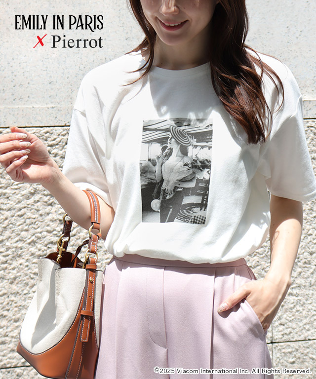 【EMILY IN PARIS】フォトプリントTシャツ