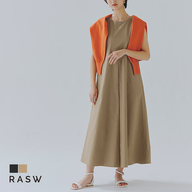 RASW（ラス） ワンピース アメスリ ノースリーブ ボックスタック