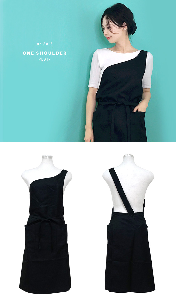 エプロン おしゃれ エプロンドレス ワンピース カフェ ワークエプロン