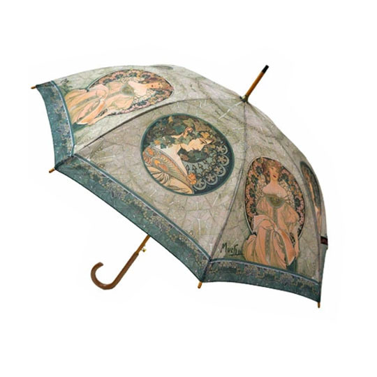 傘 レディース かさ 雨傘 おしゃれ 長傘 ジャンプ 58cm 軽量 丈夫 名画
