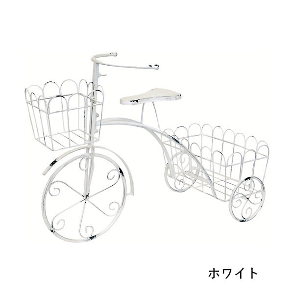 フラワースタンド ガーデニング アイアン 雑貨 三輪車 ガーデン 屋外