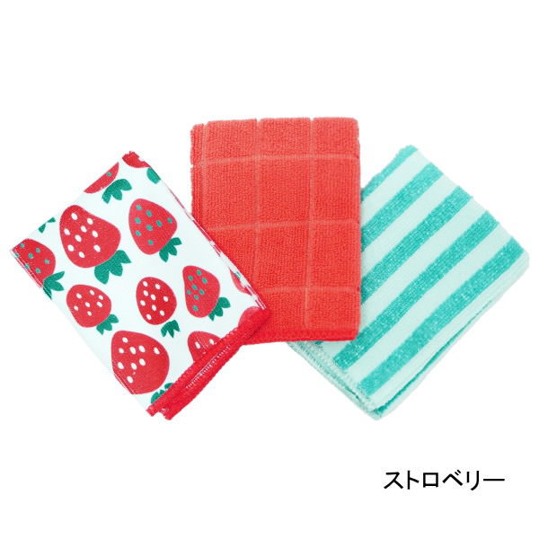ふきん キッチンタオル マイクロファイバー 北欧 クロス ネコ セット