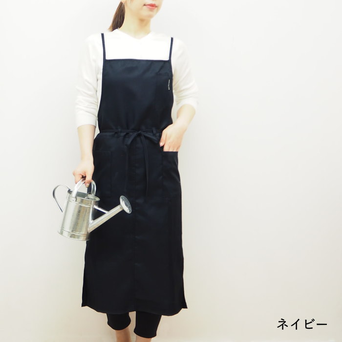 【まとめ買い】エプロン カフェ風 撥水加工 簡単着用 ロングタイプ ５枚セット 楽天市場】【あす楽】【まとめ買い割引】 エプロン 5枚セット