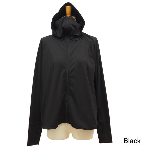 uvパーカー uvカットパーカー レディース 冷感 フェイスガード 指穴