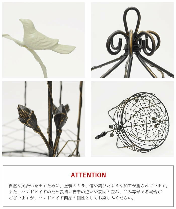 ガーデン雑貨 鳥かご アイアン ガーデニング プランツケージ バード