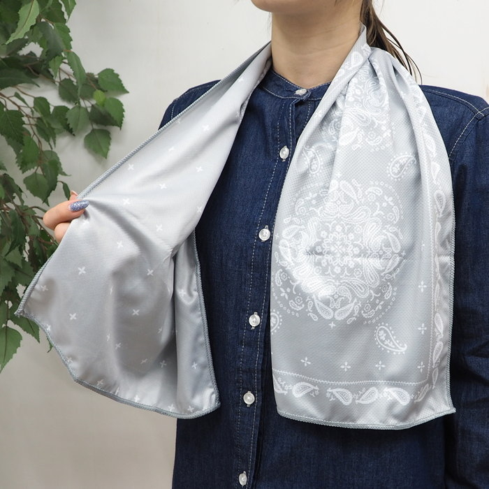 即出荷 タオル クール おしゃれ 冷感 夏 UVカット ひんやり スポーツ ネッククーラー 冷感グッズ |  | 06