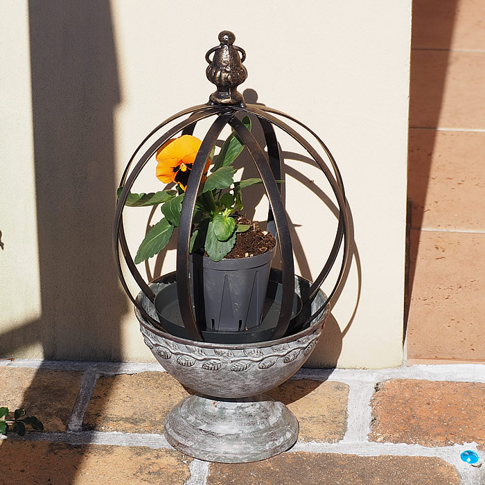 ガーデンオーナメント おしゃれ アイアン インテリア 雑貨 オブジェ