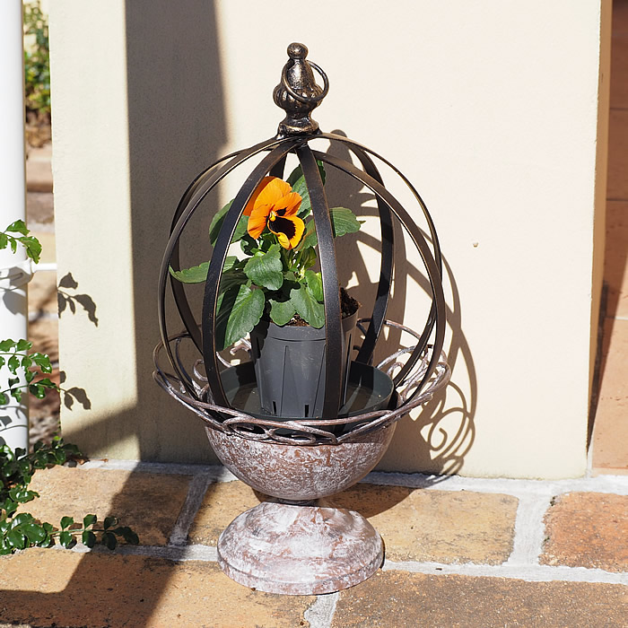 イギリスアンティーク　アイアン　ガーデンオーナメント ガーデンオーナメント おしゃれ アイアン インテリア 雑貨 オブジェ