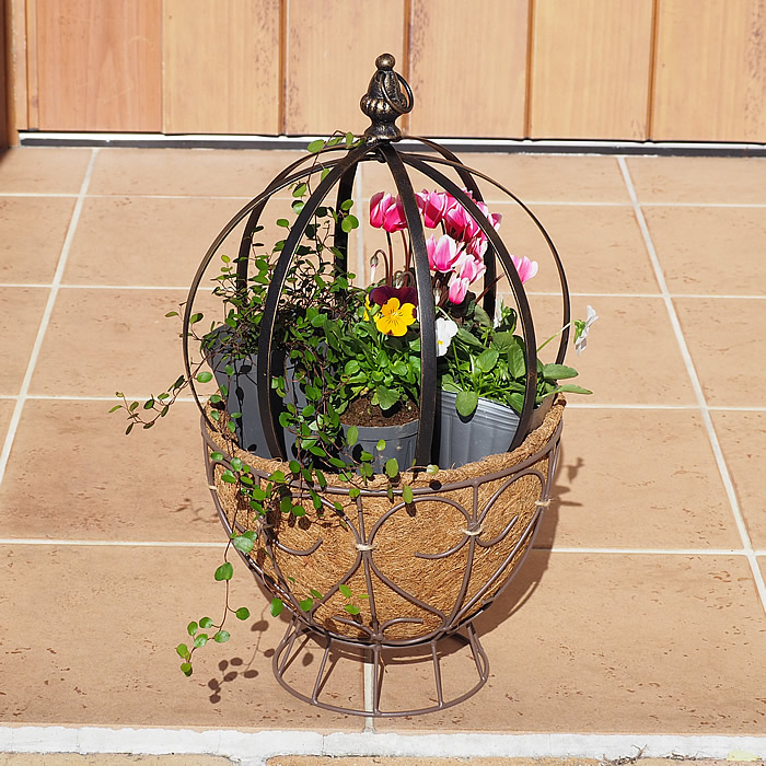 ガーデンオーナメント おしゃれ アイアン インテリア 雑貨 オブジェ