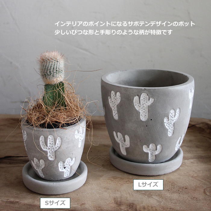 植木鉢 おしゃれ 室内 プランター サボテン ミニ 丸型 2号 屋外