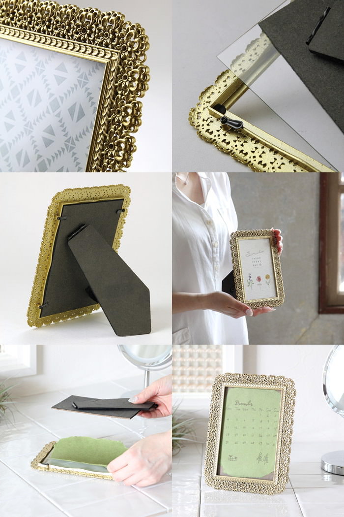フォトフレーム おしゃれ 写真立て 縦 横 アンティーク ゴールド