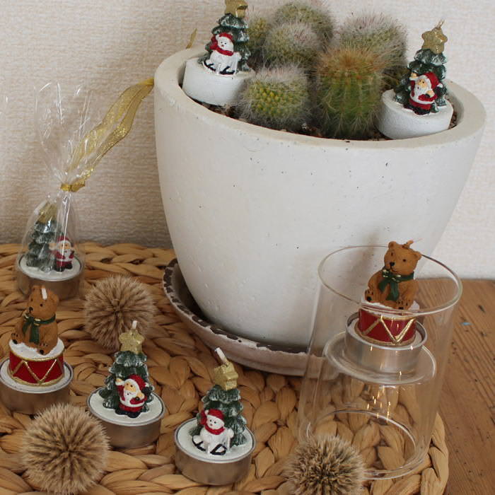 クリスマス サンタ クリスマスツリー キャンドル キャンドルライト