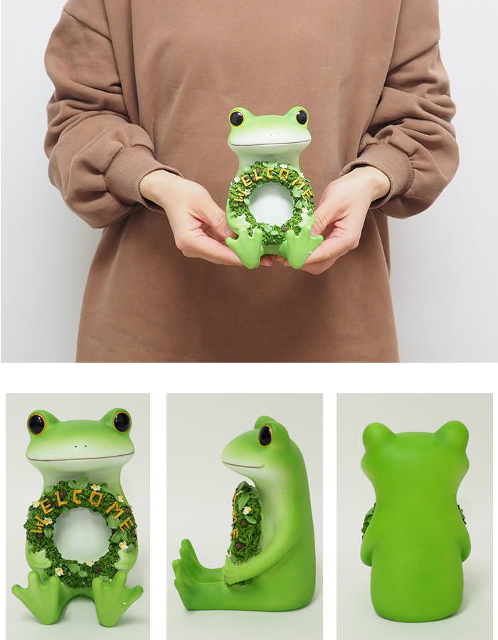 ガーデンオーナメント 置物 カエル かわいい copeau コポー 飾り