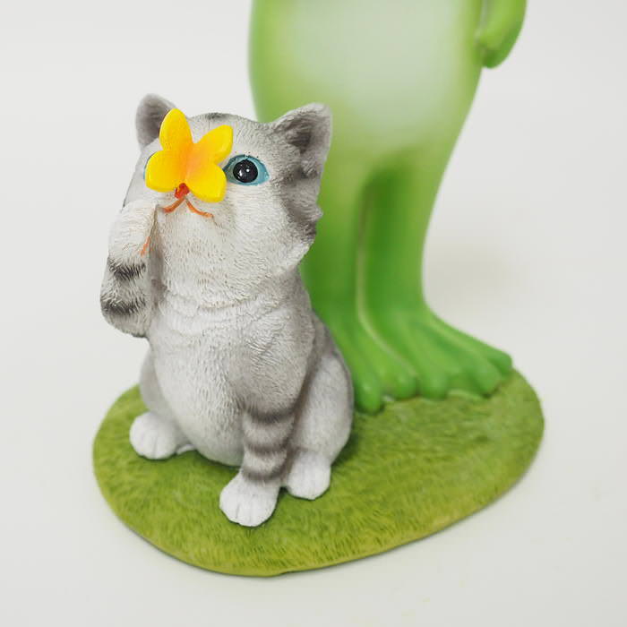ガーデンオーナメント 置物 カエル ガーデン かわいい copeau コポー