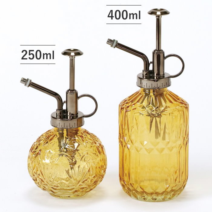 スプレーボトル ミスト おしゃれ 霧吹き 観葉植物 ガラス 細かい 250ml