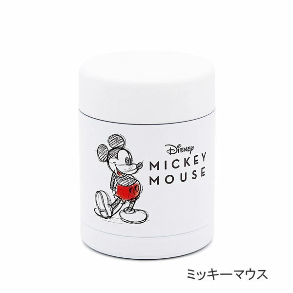 即出荷  保温ランチジャー 350ml 保温保冷 スープボトル フードジャー フードポット ステンレス 保温弁当箱 ディズニー スープジャー 3296 三郷陶器 | Disney | 01