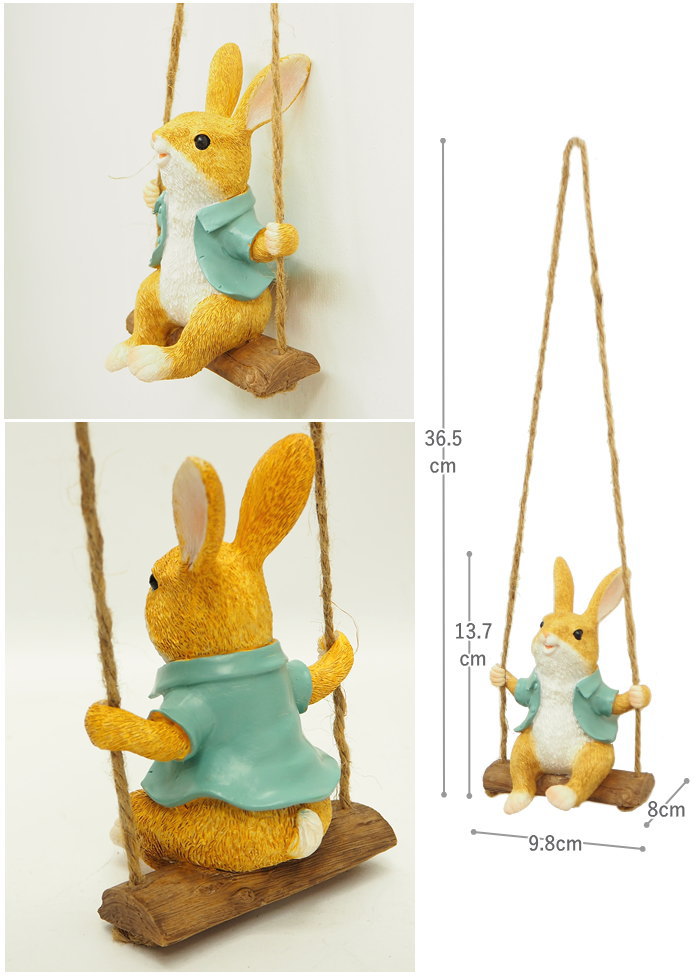 置物 インテリア うさぎ おしゃれ 玄関 オブジェ 庭 ガーデニング 雑貨