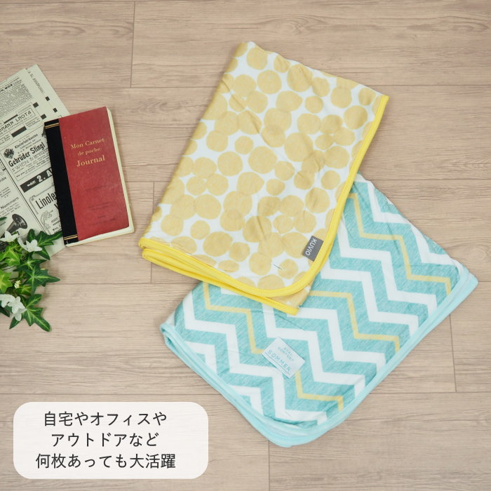 ブランケット 夏用 ひざ掛け ひんやりブランケット 70×100cm フレンズ