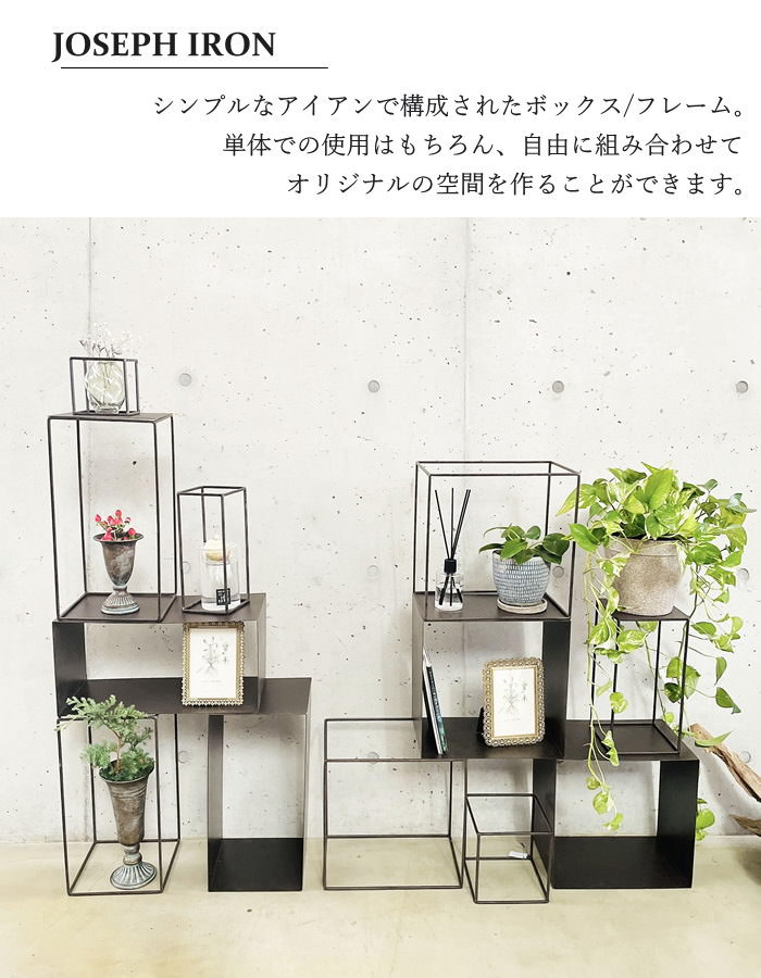 即出荷 ジョセフアイアン フレーム インテリア ディスプレイ