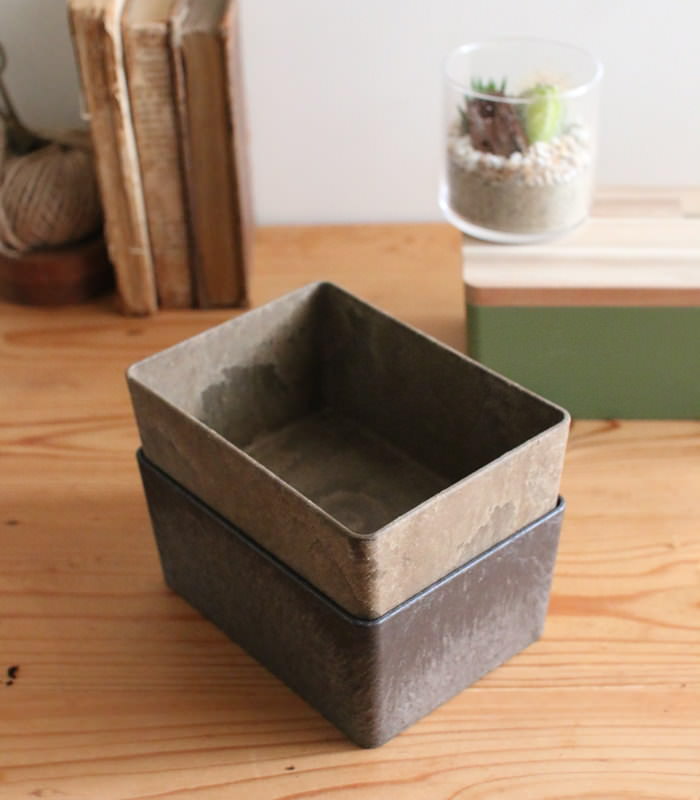 プランター おしゃれ 室内 長方形 小物入れ 寄せ植え 多肉 観葉植物