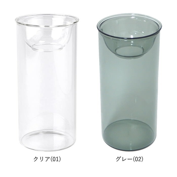 BULBVASE 水栽培ガラスベース クリア ロング 花器 バルブ おしゃれ