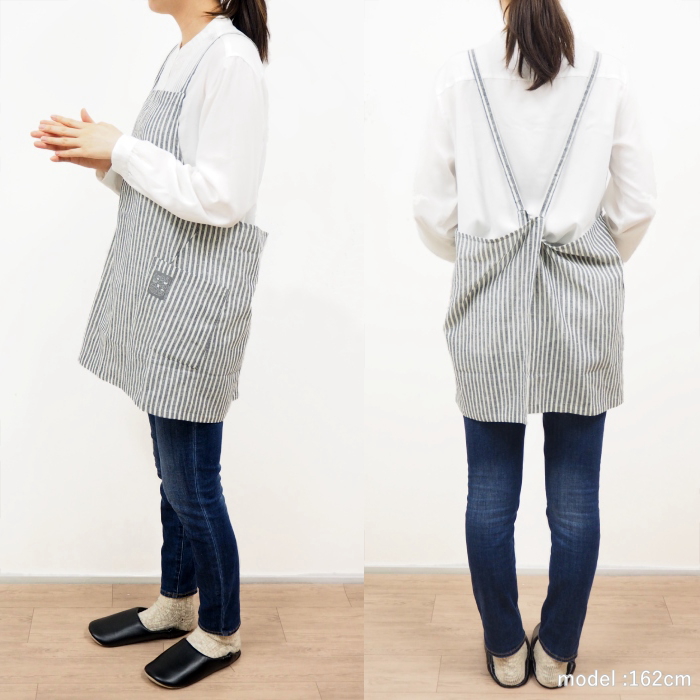 エプロン 保育士 大きいサイズ おしゃれ かぶ...の詳細画像2