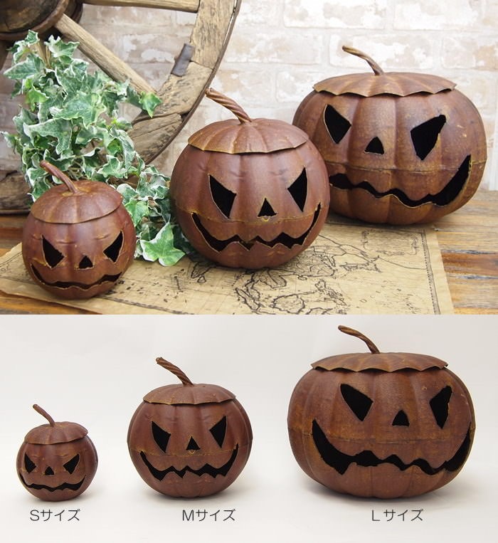 ハロウィン かぼちゃ オブジェ 飾り 玄関 デコレーション 装飾 置物