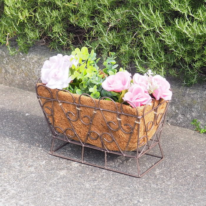 アイアンと角材のプランター10体セット　全国送料無料 アイアンと角材のプランター10体セット 全国送料無料