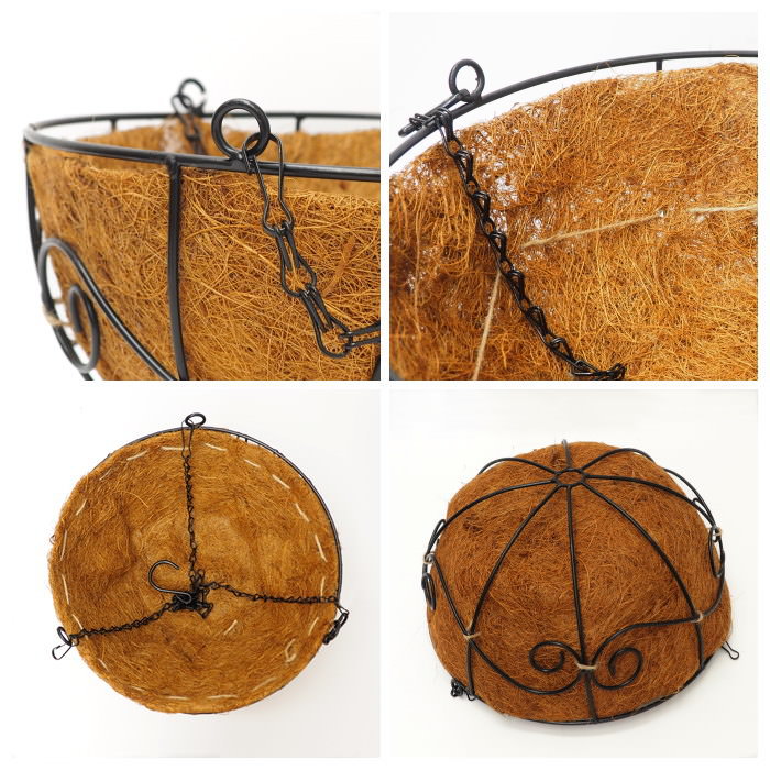 プランター 吊り下げ おしゃれ ハンギングバスケット ココライナー