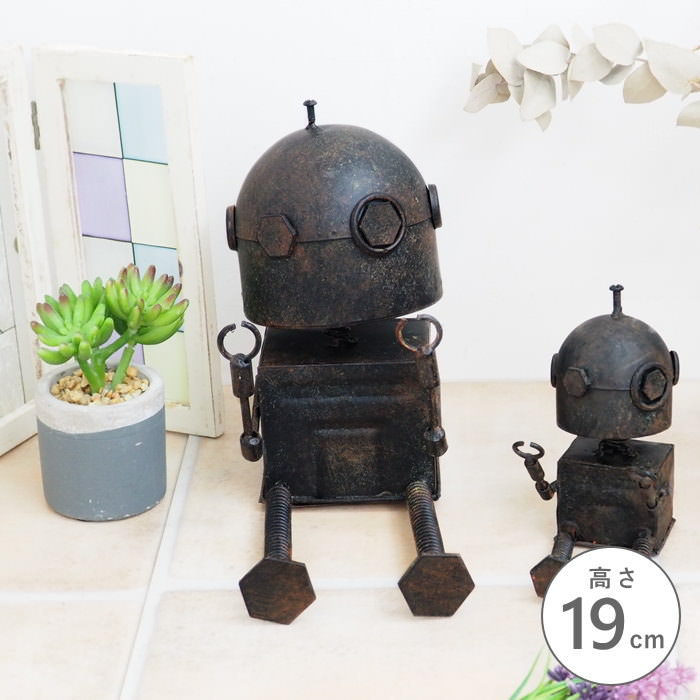 野外置物 オーナメント ロボット ブリキ」の人気商品一覧・価格比較