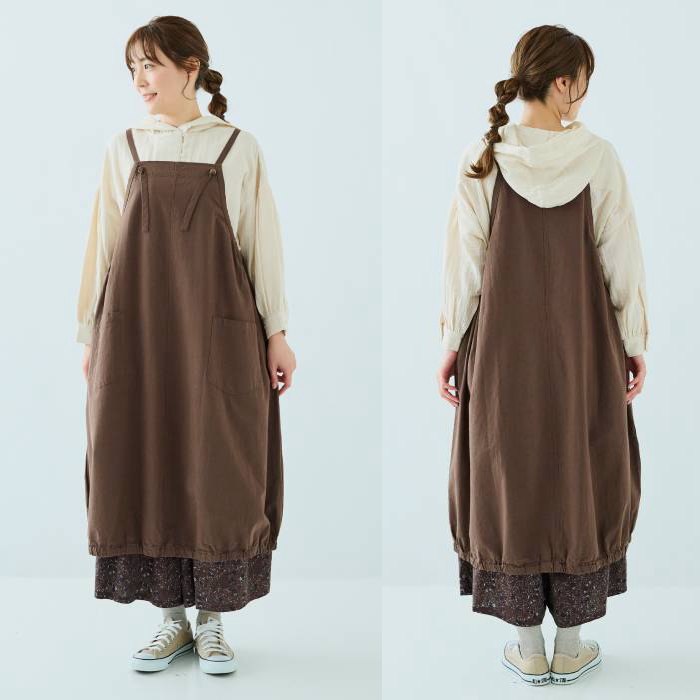 エプロン ワンピース ドレス 母の日 保育士 かわいい おしゃれ かぶる