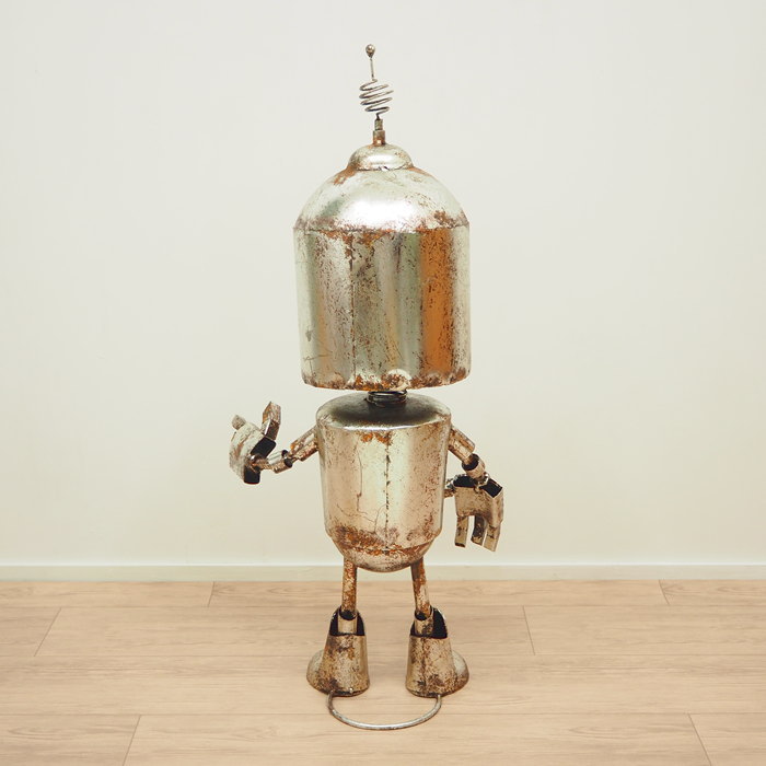 即出荷 置物 インテリア おしゃれ 玄関 オブジェ 庭 ガーデニング 雑貨 飾り ロボット |  | 07