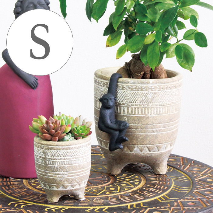 Yahoo! Yahoo!ショッピング(ヤフー ショッピング)即出荷 植木鉢 おしゃれ 室内 ミニ 小型 2号 セメント プランター 屋外 ポット