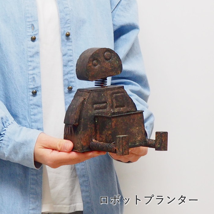ブリキ ガーデニング 置物 玄関 おしゃれ イ...の詳細画像4
