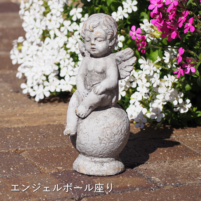 天使 置物 エンジェル 雑貨 オブジェ 庭 インテリア おしゃれ