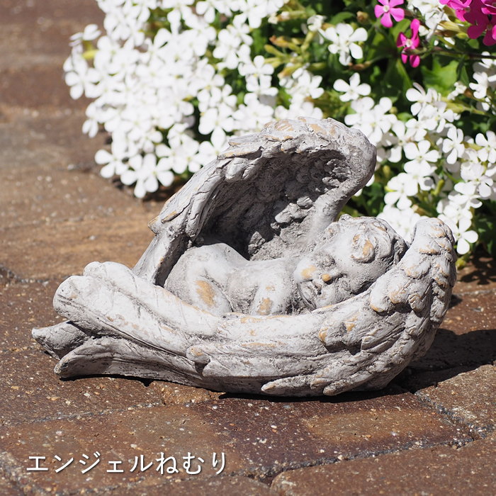 エンジェル装飾置き型 天使 置物 エンジェル 雑貨 オブジェ 庭 インテリア おしゃれ