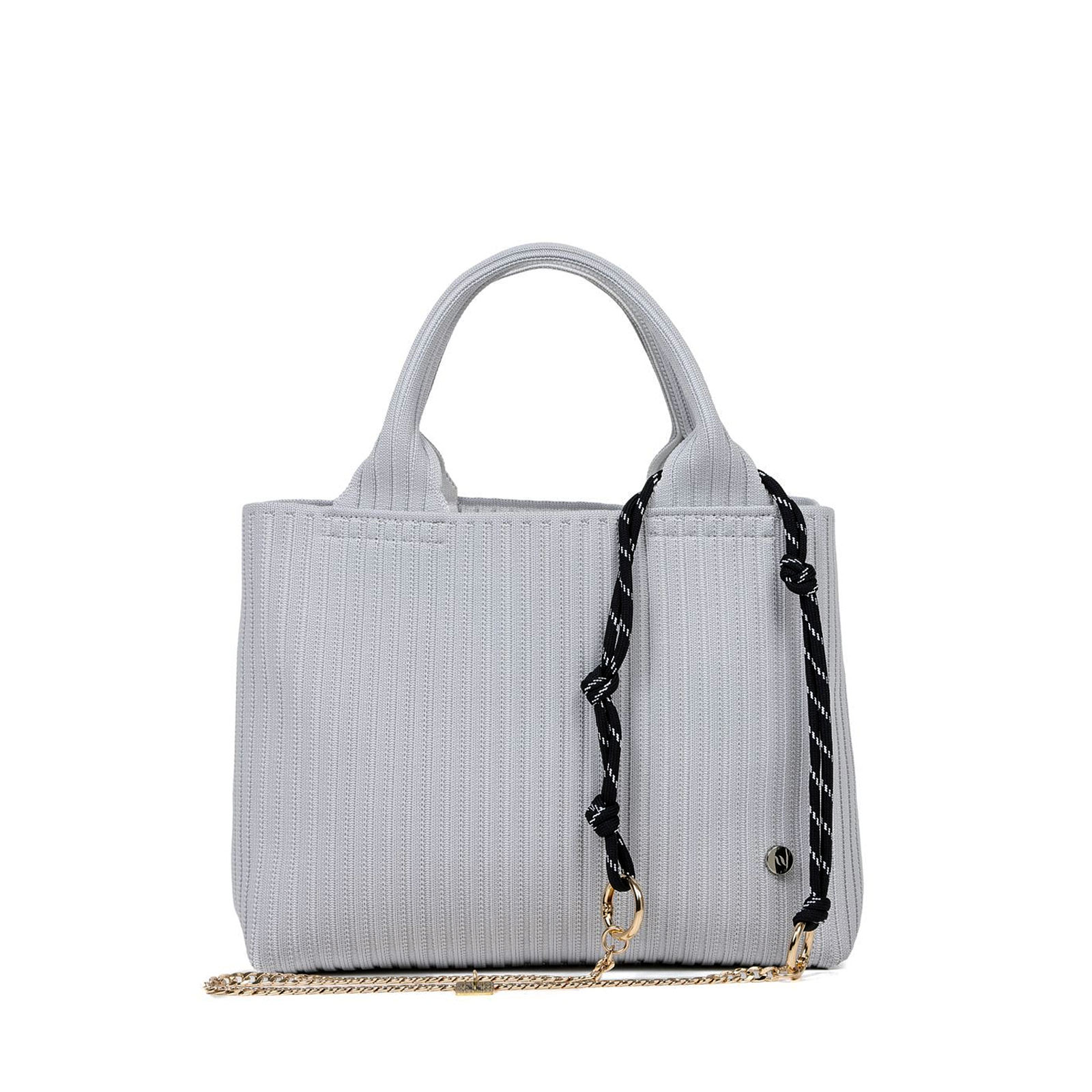 q bag paris トートバッグ レディース 春夏 ミニ ニットバッグ トート