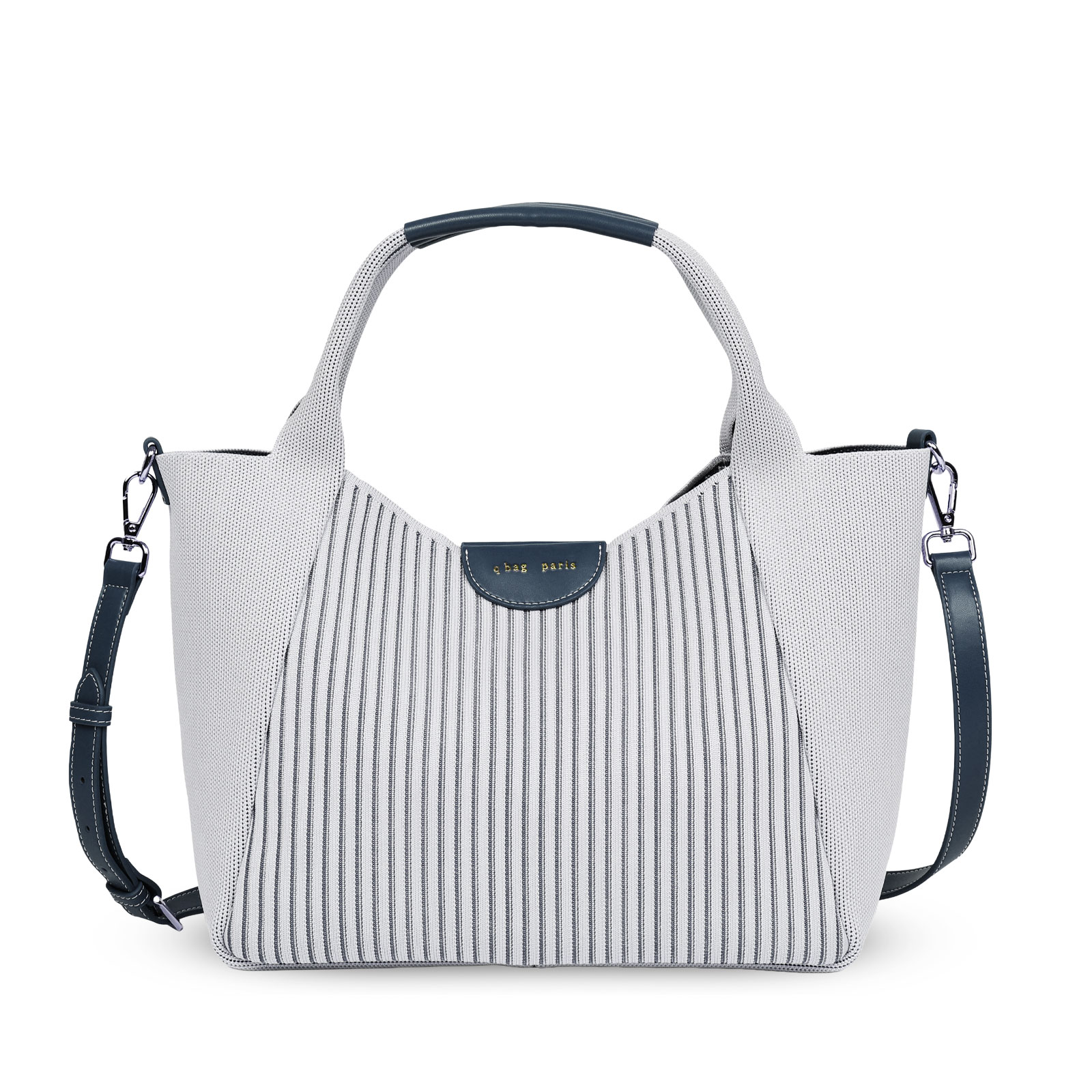 q bag paris トートバッグ レディース 秋冬 ミニ ニット トート 軽量