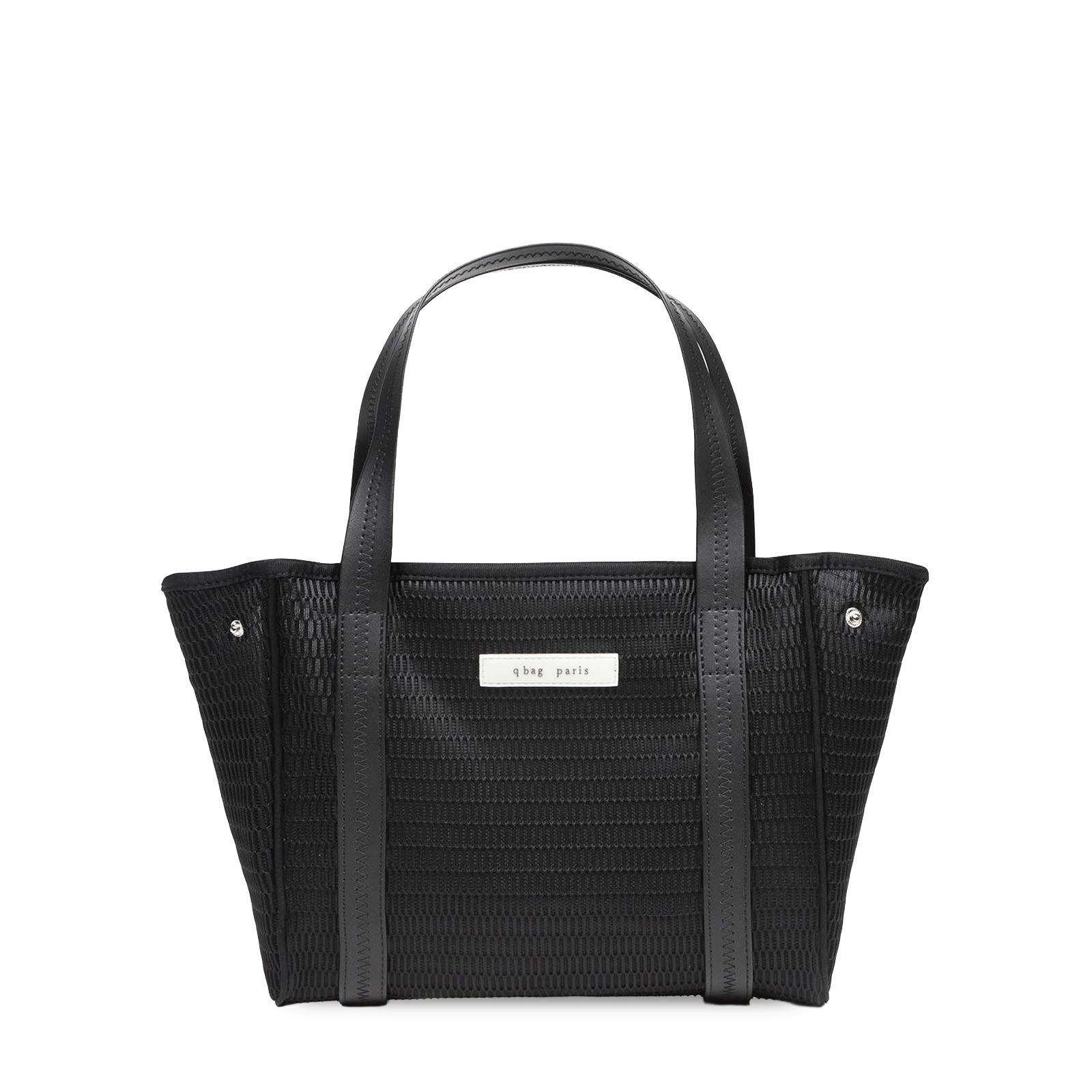 ショルダーバッグ qbag paris nest zip supermini black q bag paris ミニ ショルダー 2way トート バッグ 軽い おしゃれ 軽量
