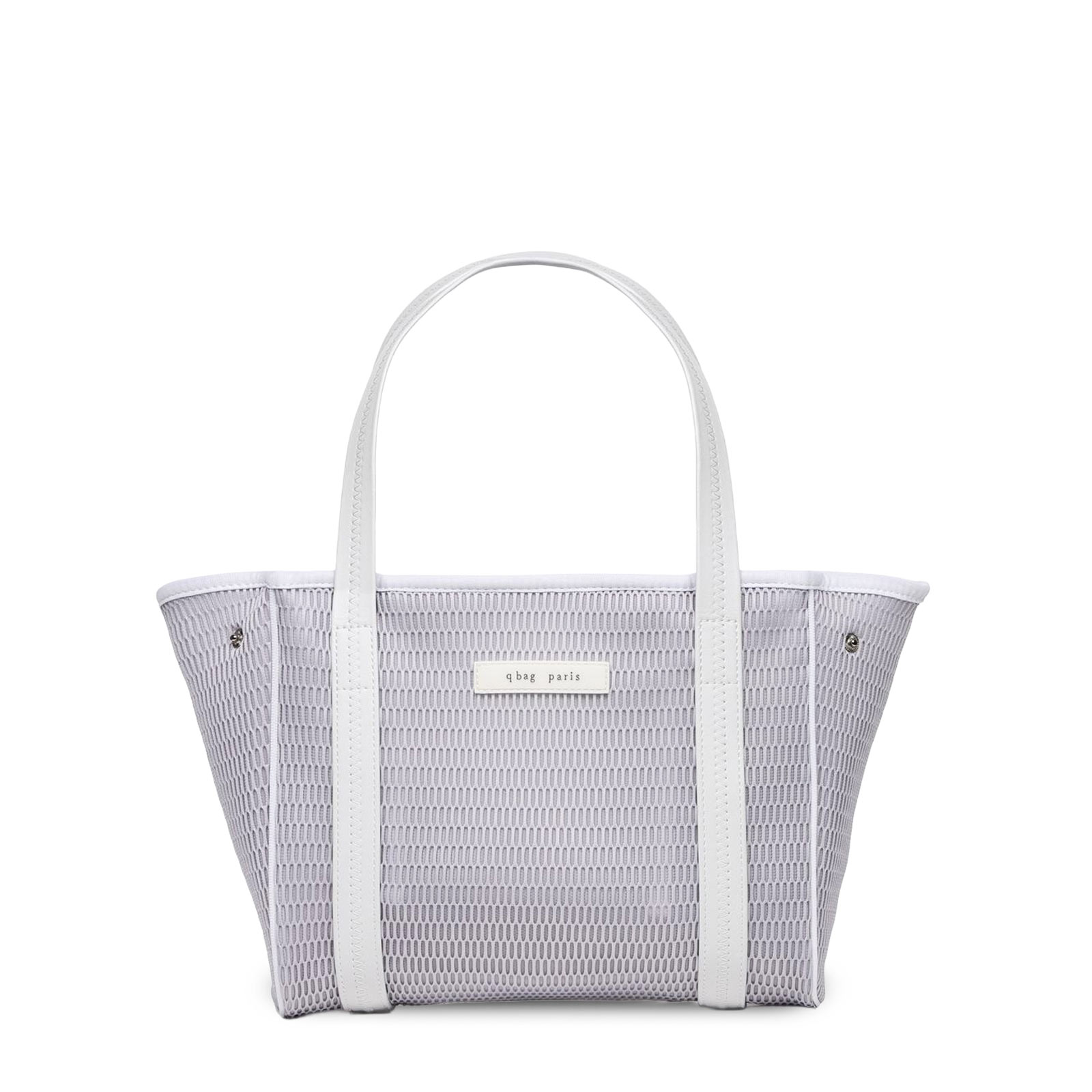 qbag paris ネスト　メッシュ トート　マザーズバッグ グレー Lサイズ q bag paris nest zipL（ネストジップ）