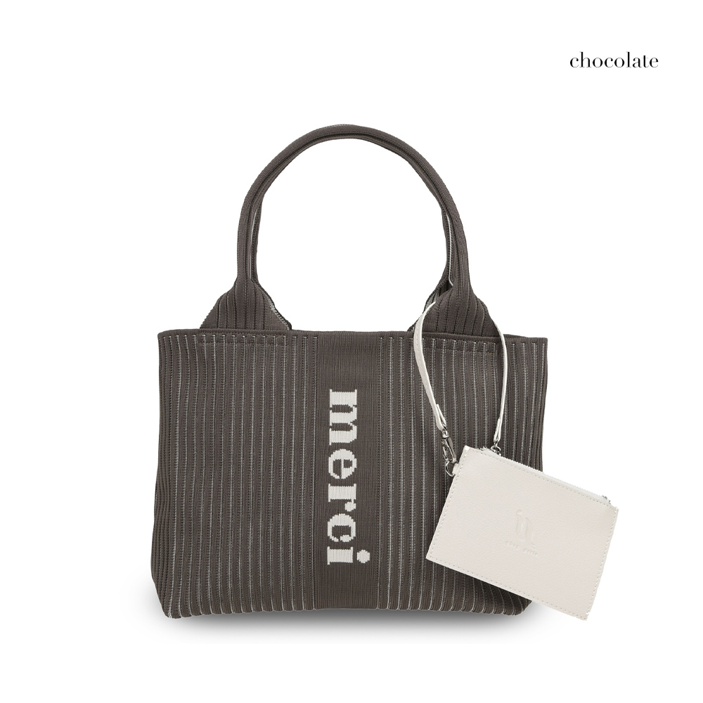 qbag paris tricote petit 　トリコットプチ q bag paris トートバッグ 夏 ミニトート ニット バッグ ミニ