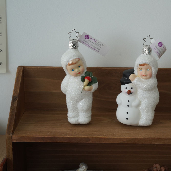 クリスマスツリー 飾り オーナメント INGE-GLAS MANUFAKTUR 雪のこども