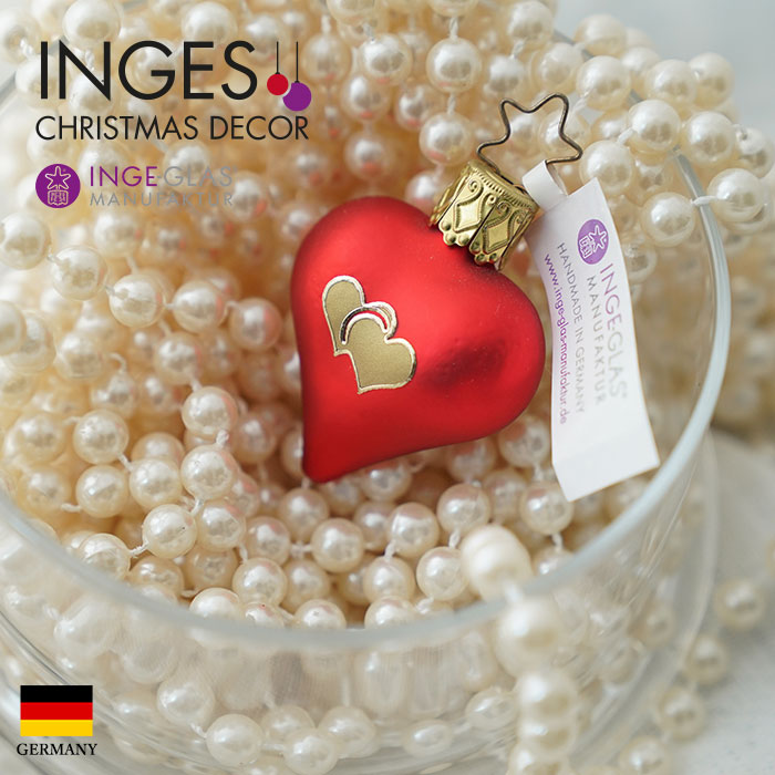 クリスマスツリー 飾り オーナメント INGE-GLAS MANUFAKTUR マット