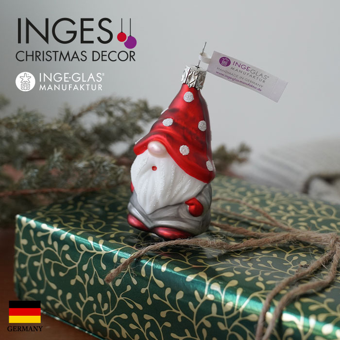 クリスマスツリー 飾り オーナメント INGE-GLAS MANUFAKTUR 顔が見え