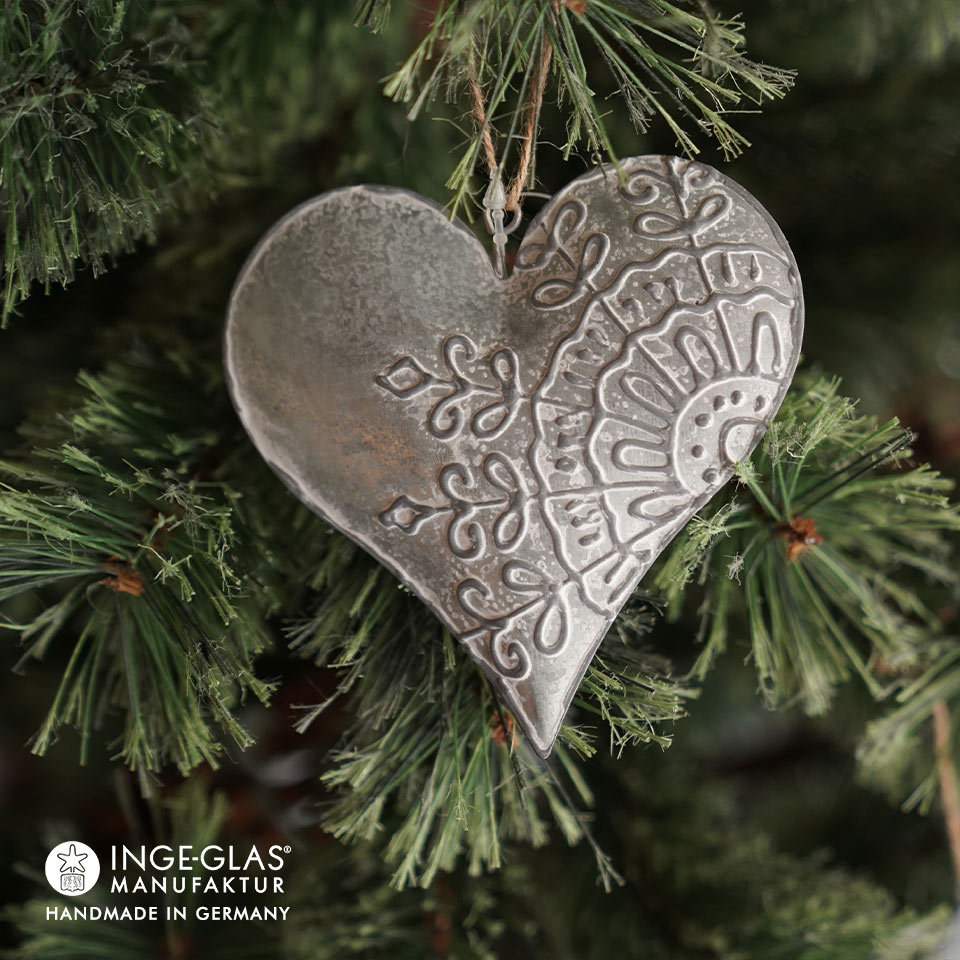 クリスマスツリー オーナメント INGE-GLAS GOODS メタルオーナメント