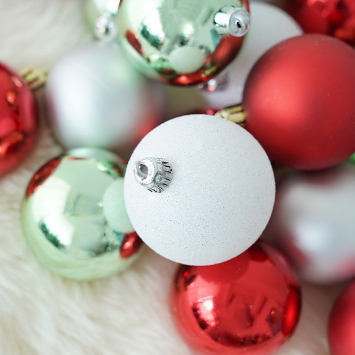 クリスマス飾り　オーナメントボール9個【カラービーズ】 クリスマスツリー 飾り オーナメント ボール セット KAEMINGK